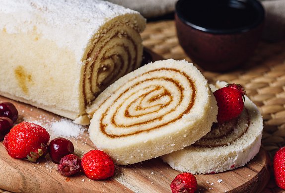 Recepty: Piškotová roláda